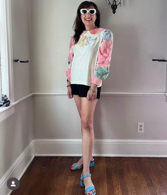 Vintage patchwork top, reworked! - image 1