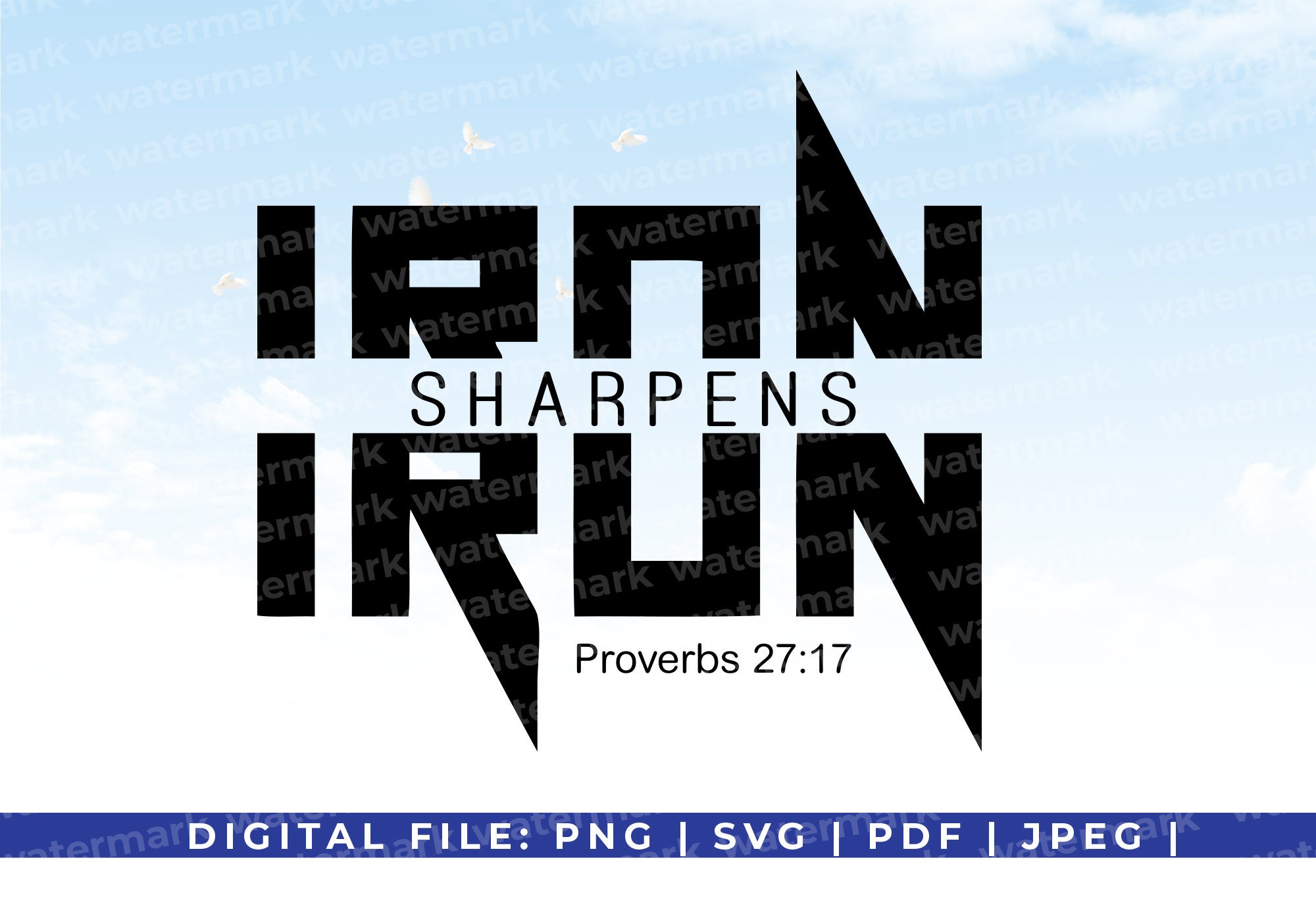 Iron Sharpens Iron Svg Proverbs 27:17 Svg Christian Svg. | Etsy Nederland