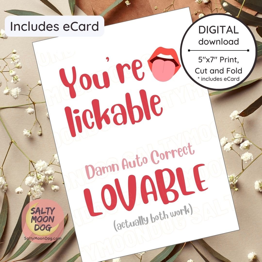 Naughty Valentine's Day Card for Boyfriend, Card for Husband, Happy Valentine's Day, Anniversary ...