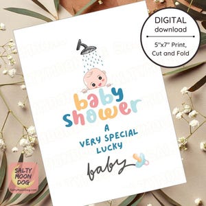 Carte de félicitations drôle | Baby Shower | Baby shower drôle |  Imprimable pour bébé | Bravo | Maison neuve | Téléchargez la carte imprimable LJ0145