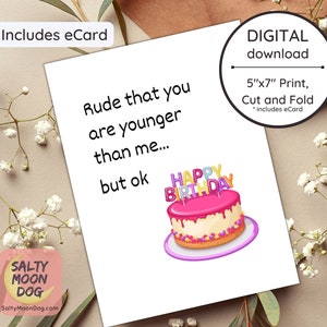 Druckbare Geburtstagskarte Lustiges Geschenk Geburtstagskarte Karte Für Geburtstagskarte Druckbare Karten Geburtstagskarte Geburtstagskarten Ihn 23422
