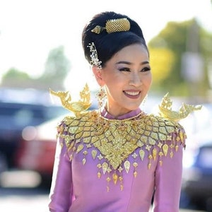 Thai accessories, Thai accessories for Thai costume, Thailand ancient design jewelry for traditional Thai outfits