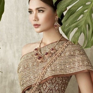 Beautiful Lace Sash Thai Traditional Thai custom
