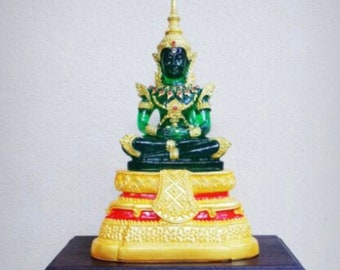 vintage, Bouddha, figurine de bouddha thaïlandais, décor de maison, intérieurs asiatiques, décor boho, boho, méditation, statue religieuse, décor oriental, statue de Bouddha