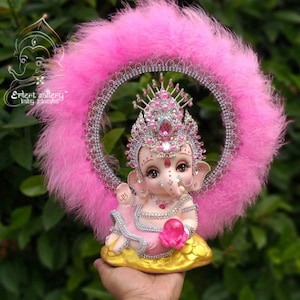 Ganesh Statue, Baby Ganesha Statue, Lord Ganesh Statue,10 inches,Fine Work, Puja Item, Religious Gift, Hindu God, Spiritual Gift
