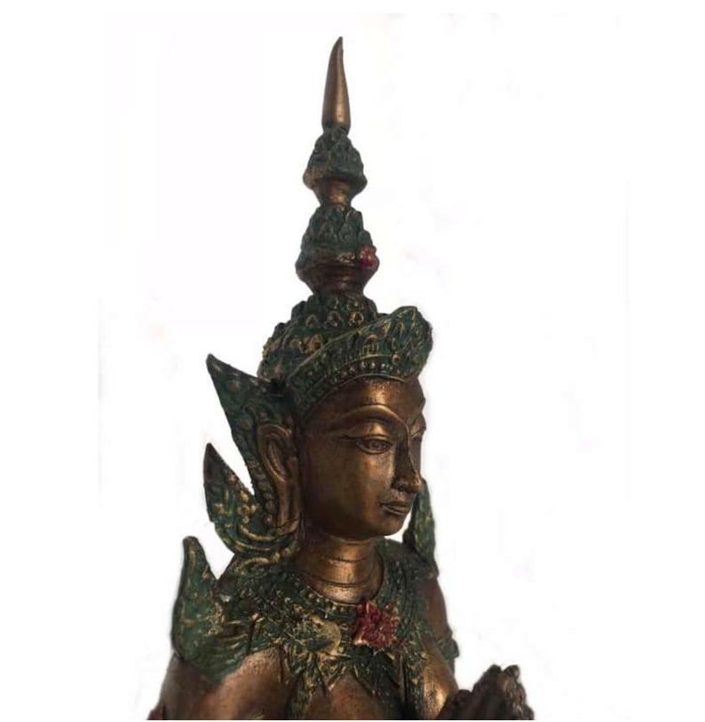 Oriental Furniture Teppanom Thai Angel Statue 30 Cm Thai Etsy