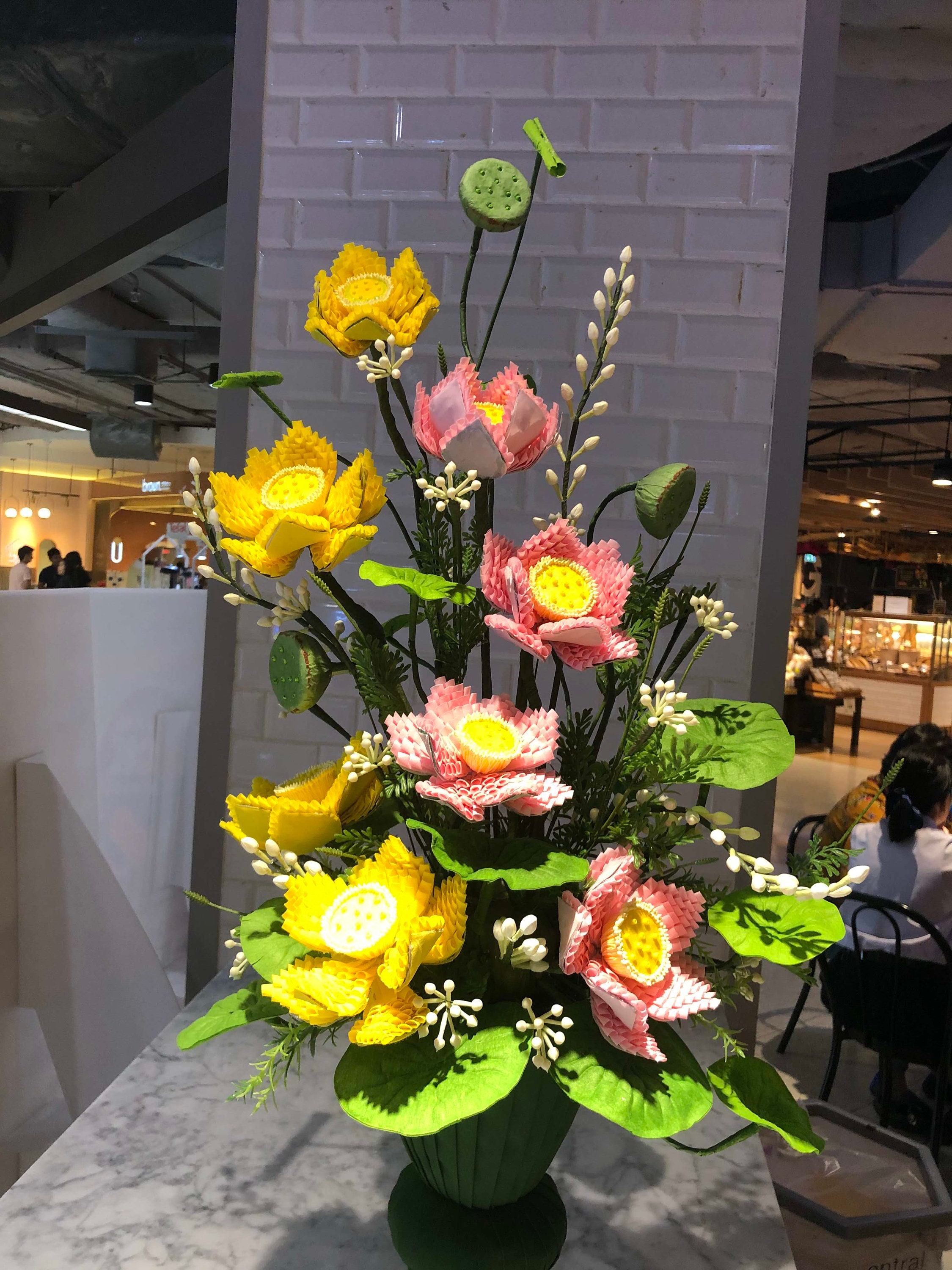 A Bouquet of Flowers Flower Thailand Wedding Decorate Green Etsy UK