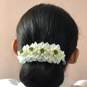 New Hair Pin Wedding Garland Flower Artificial Fabric Thai Wedding Costume