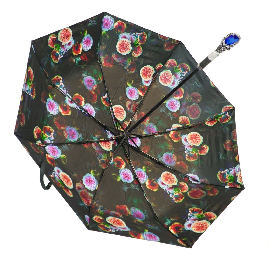 Fashionable Crystal Handle Umbrella Etsy