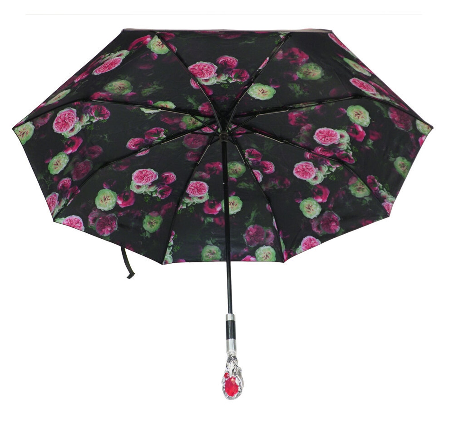 Fashionable Crystal Handle Umbrella Etsy