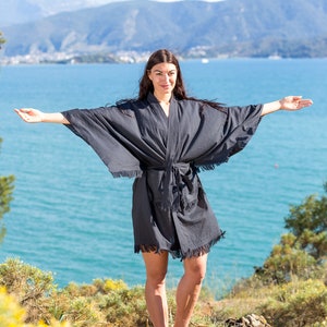 Handmade Kimono, Unisex Beach cover up, Kimono Wrap for Men and Women, Bohemian, Festival, Oversized, Boho style, Burning Man, Summer Dress