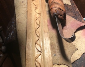 Hand hued Native Flute BC cedar