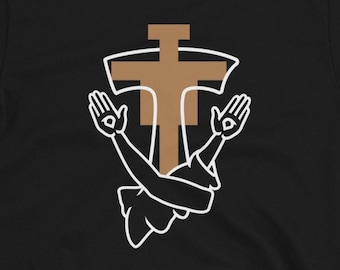 Franciscan Coat of Arms: Short-Sleeve Unisex T-Shirt