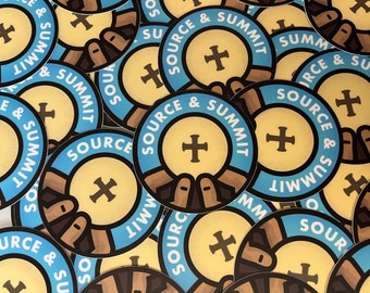 Eucharist Sticker Source and Summit Mountain Elevation Host