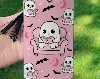 Ghost Friends Tarot card Bookmark, Gothic Bookmark, Booktok Bookmark, Bookish Gifts for Readers, Halloween Bookmark, Spooky Vibes Bookmark