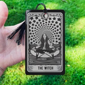 The Witch Tarot Card Bookmarks, Witchy Bookmarks, Laminated Bookmarks, Gothic Bookmark, Booktok, Bookish Gifts, Oracle Card bookmark