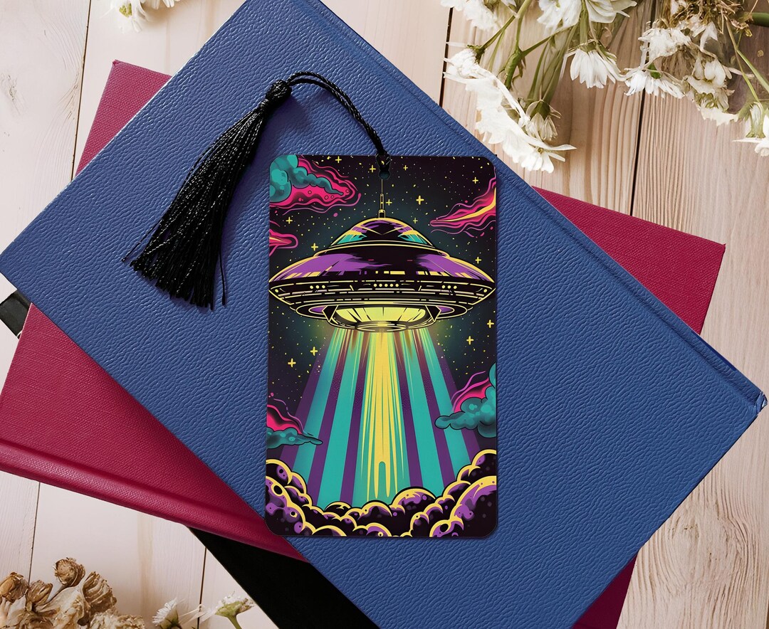 UFO Alien Bookmark, Criptid Bookmarks, Booktok, Bookish Gifts ...