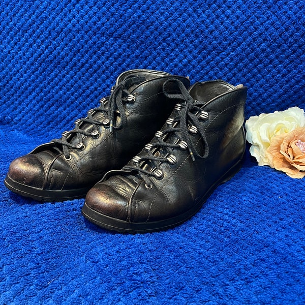 Vintage walking boots leather Innsbruck 40s 50s original