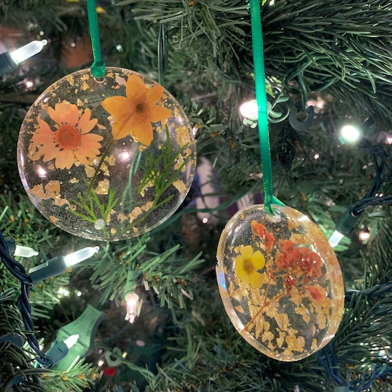 Premium Christmas Flower Ornaments Retail Display