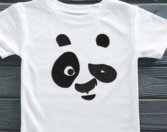 Diseño de bordado de cara de oso / Patrón de aplique para niños (Descarga digital)