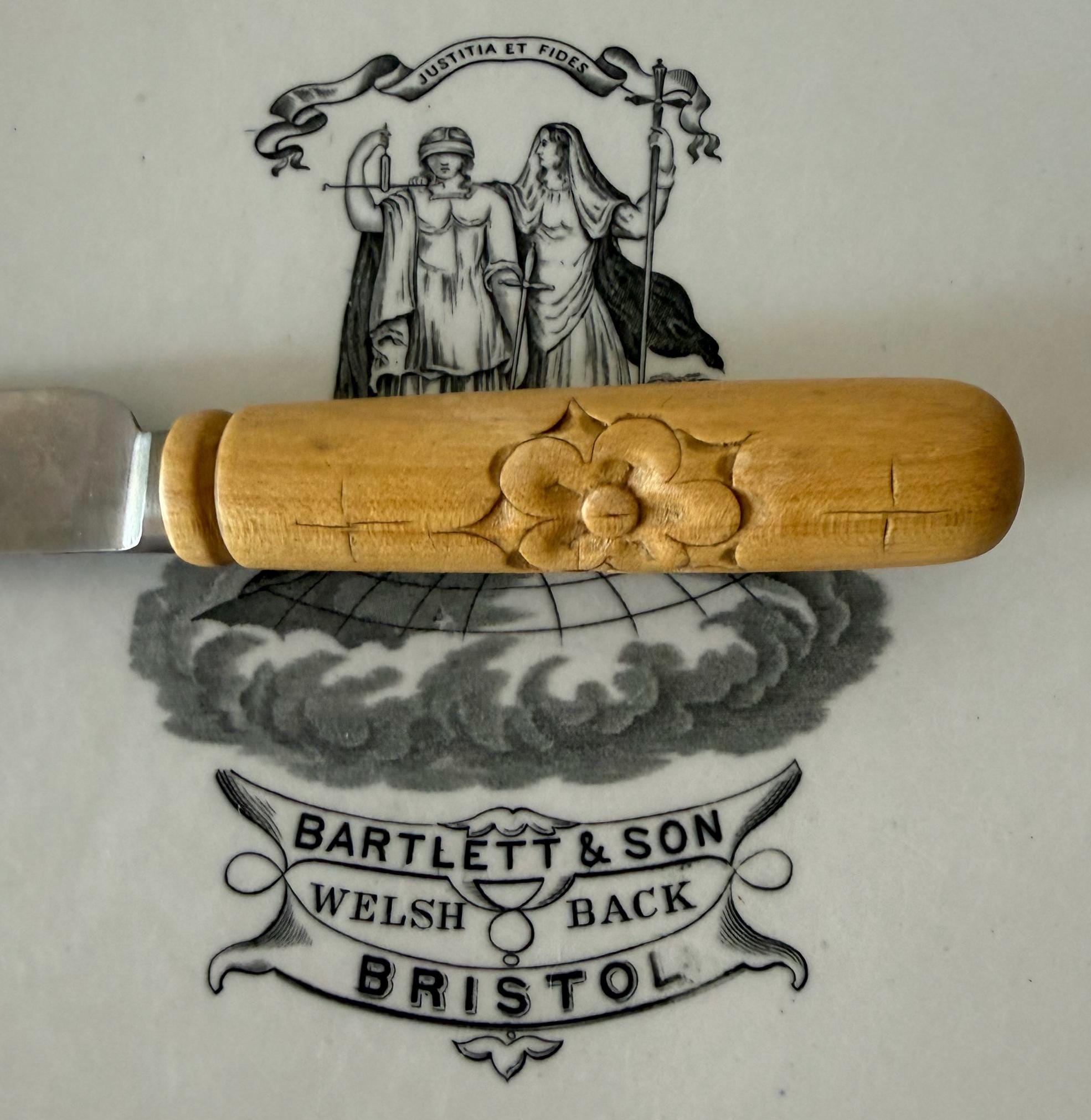 レア 英国アンティーク ブレッドナイフ イギリス 骨董 ブロカント ヴィンテージ Antique English Bread Knife - Etsy