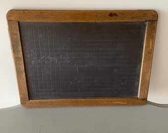 Vintage Chalk Board Writing Slate Blackboard French School Chalkboard  Wooden 