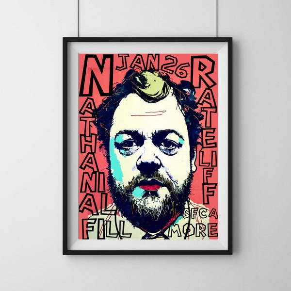 Nathaniel Rateliff Poster Etsy
