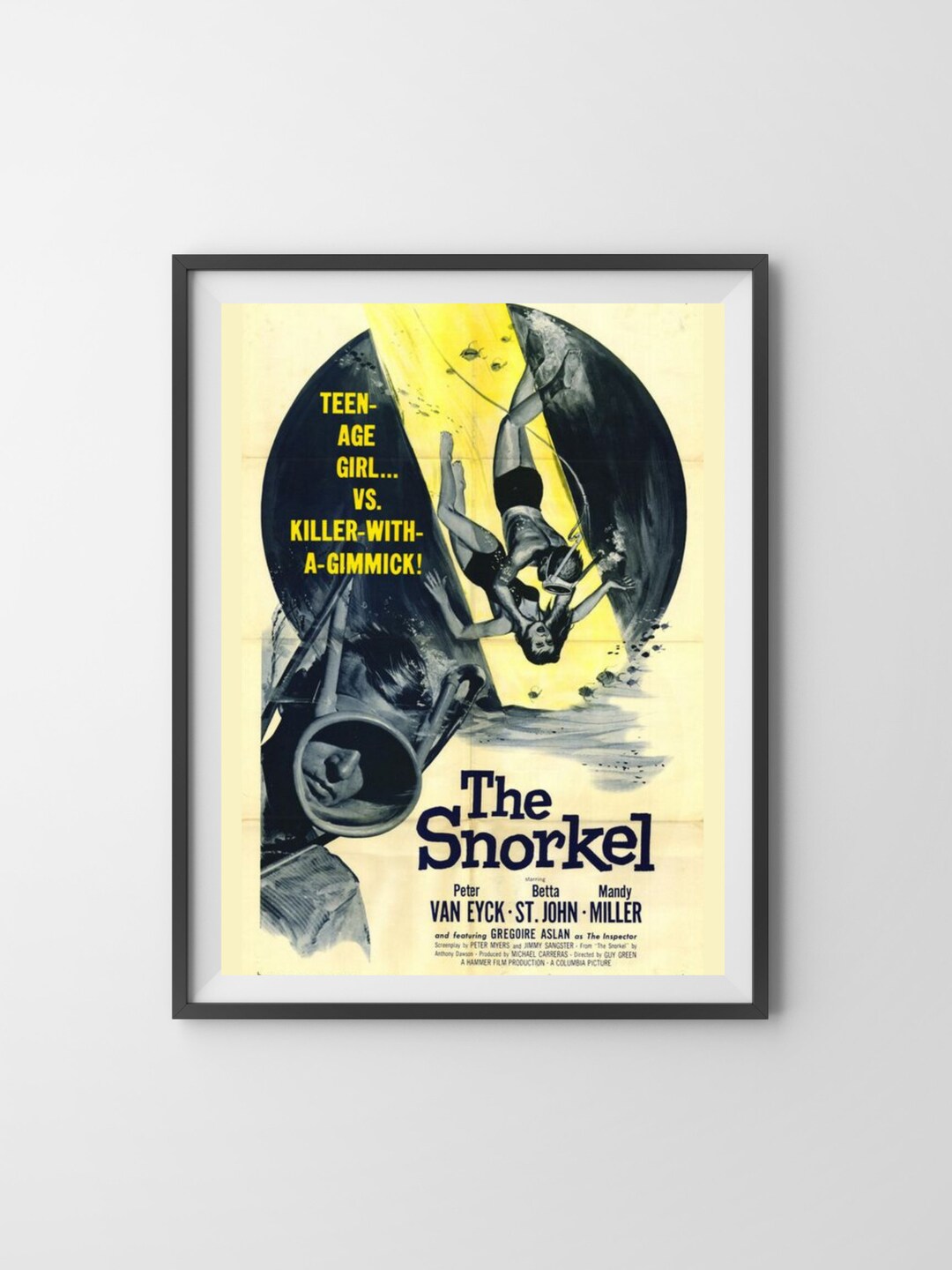 The Snorkel Vintage Movie Art Print Etsy
