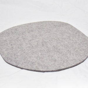 Wool felt seat cushion Vitra Eames, Ikea brich scand, 5 mm thick