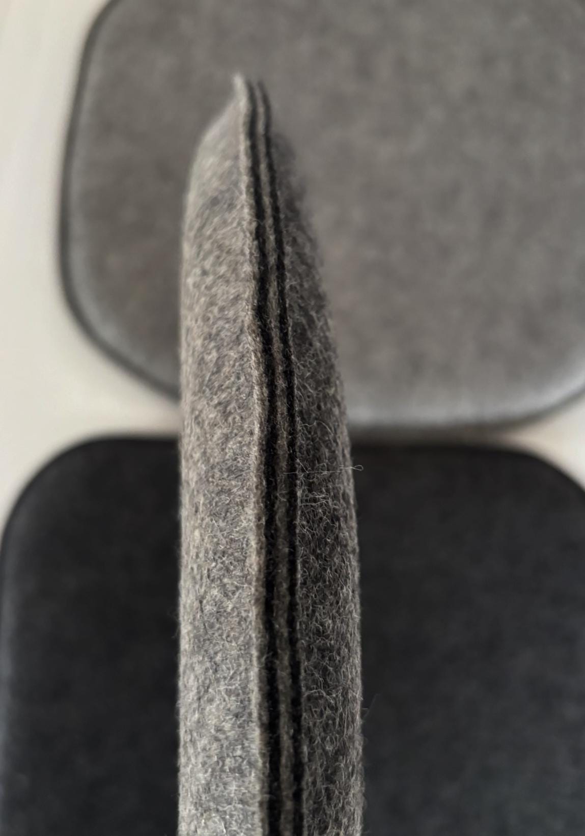 Felt Seat Cushion Pad With Non-Slip Mat – Vintage Style, Wool Felt
