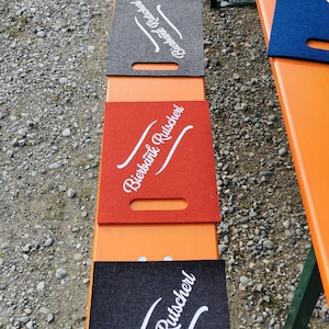 Beer bench slider, beer bench pad, beer bench cushion