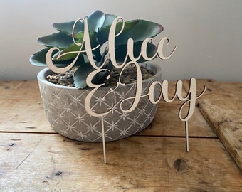 Adorno de pastel de bodas