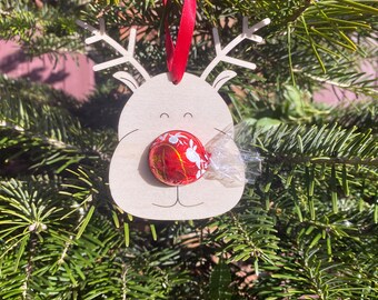 Decoración del árbol de Navidad de renos