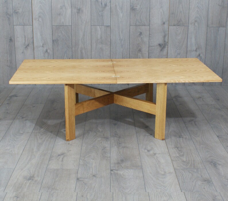 Convertable Eco - Handmade Oak Coffee Table to Extending Dining Table ...