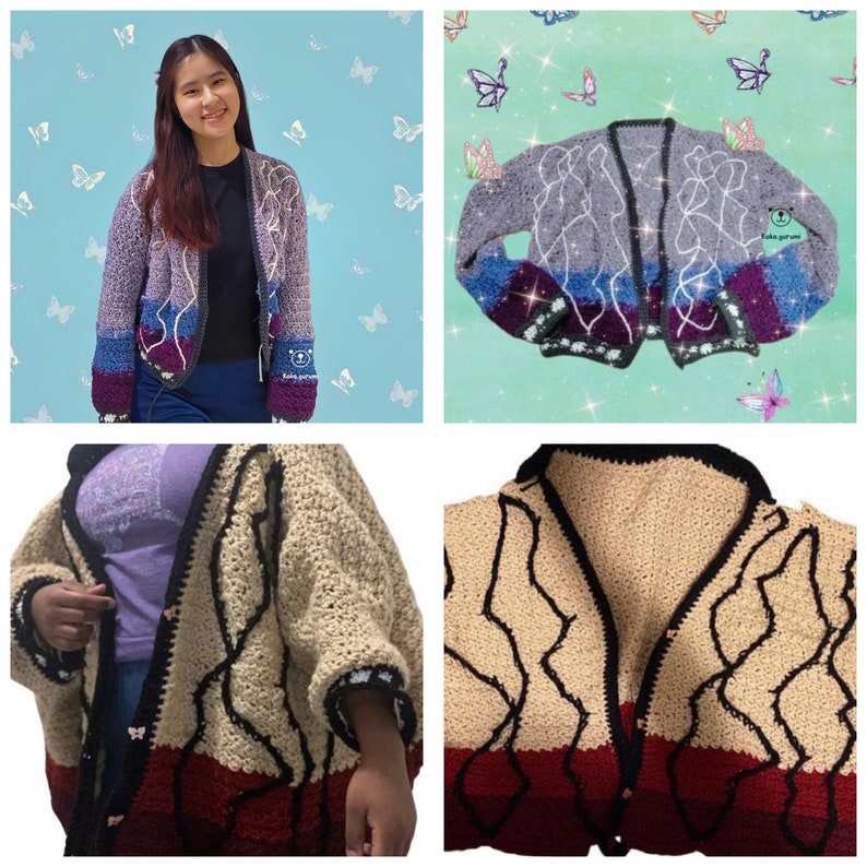 Butterfly Cardigan Crochet Pattern image 6