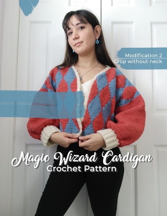 Magic Wizard Cardigan Crochet Pattern 