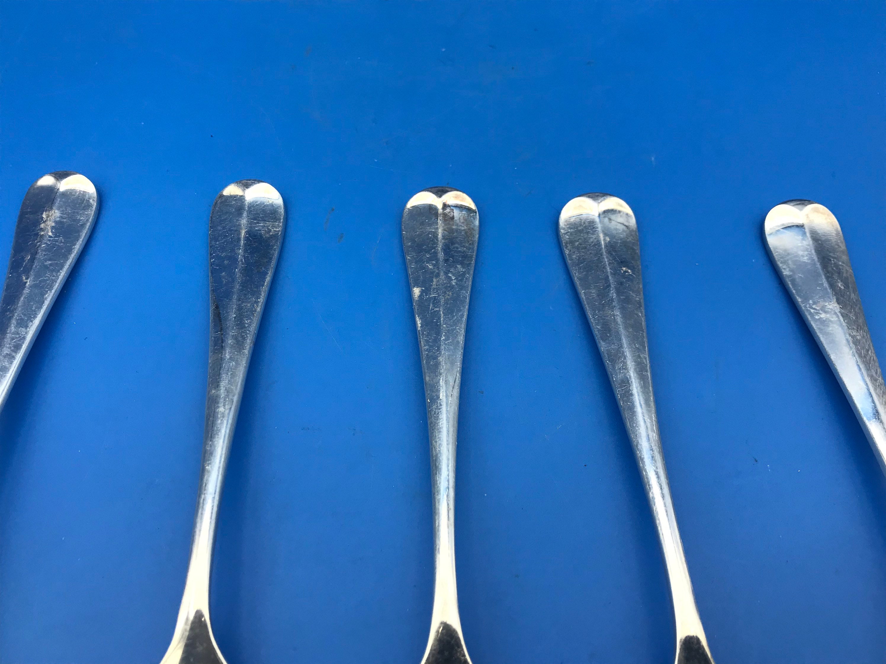 Five Silver Plated EPNS forks made in Sheffield England Etsy