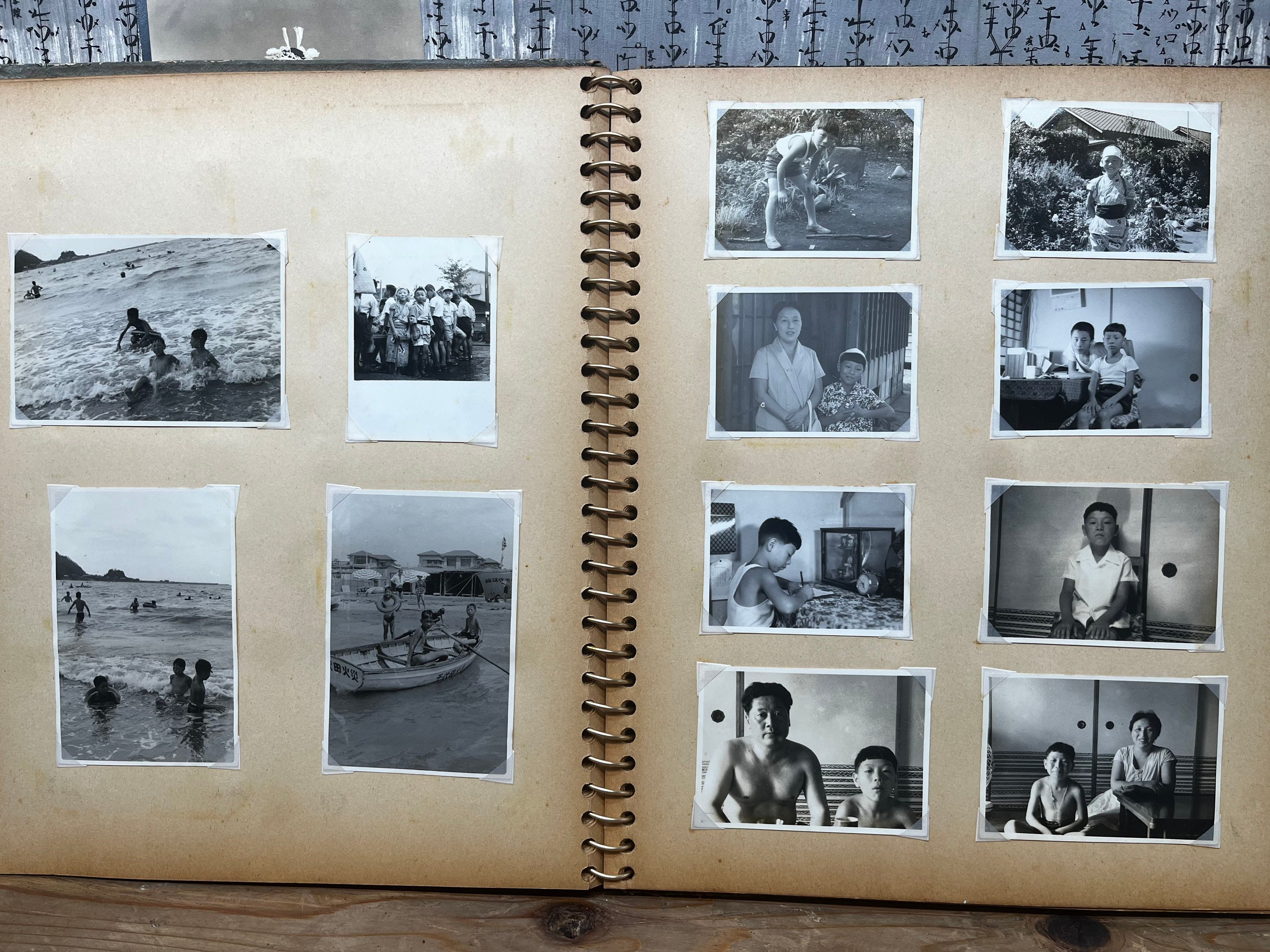Japanese vintage photo album from the early 20th century