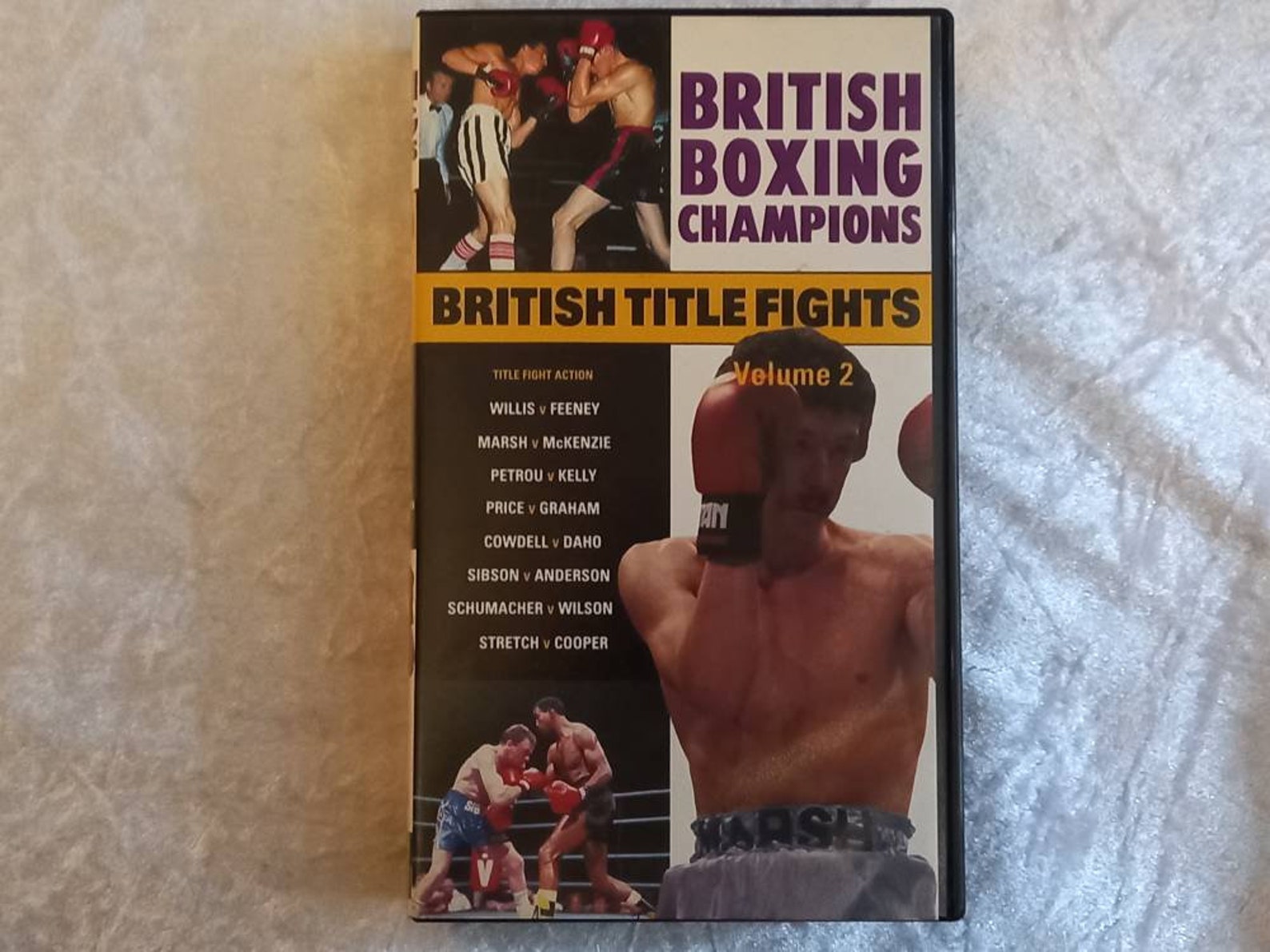 Vintage Boxing Memorabilia Vintage Boxing VHS Tape British Etsy