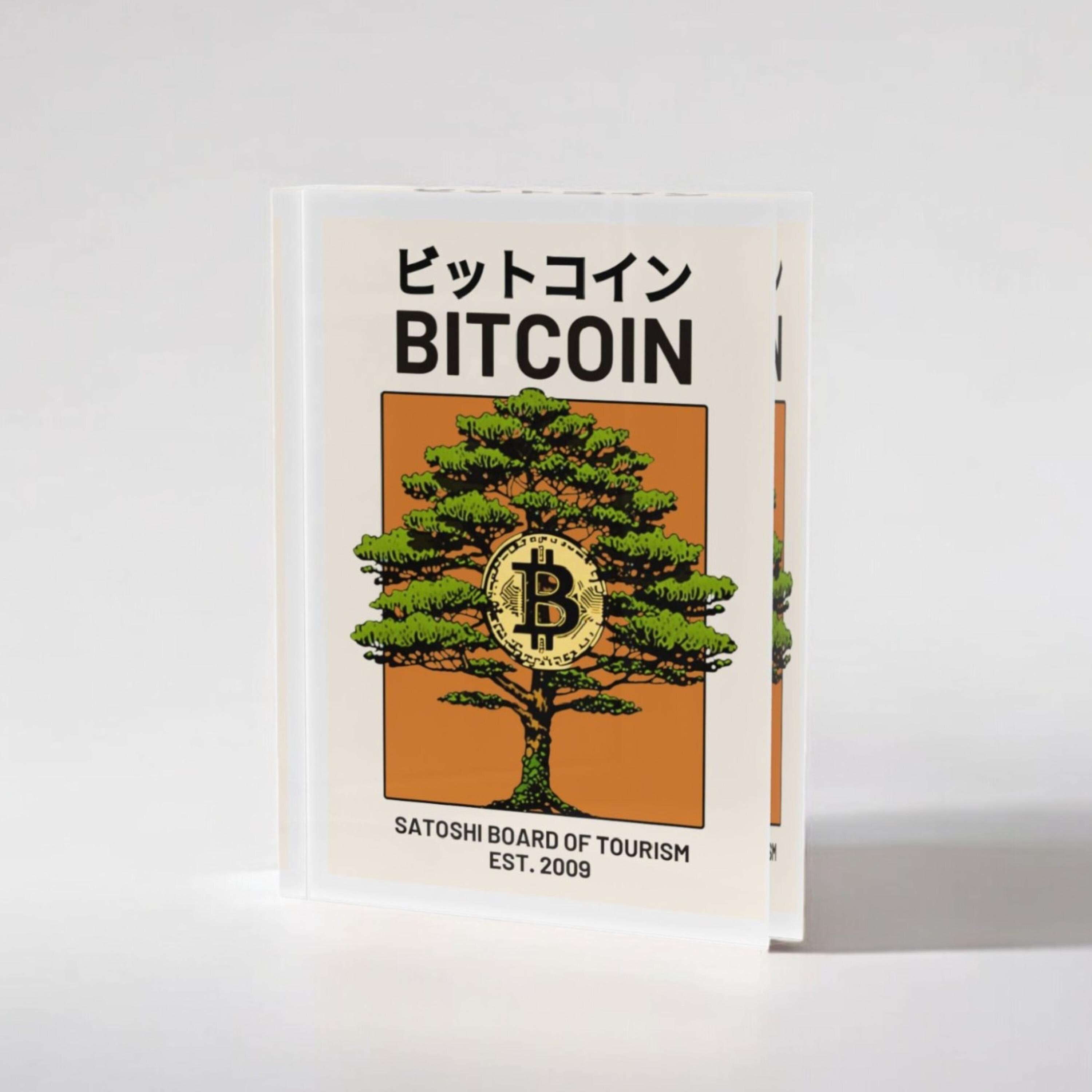 Satoshis Geschenk, japanisches Dekor, Bitcoin Decor Geschenk,  Büro-Schreibtisch-Geschenk für ihn, Blockkette Geschenk, Krypto-Kunst,  Krypto-Währung Schreibtisch-Dekor - Etsy.de