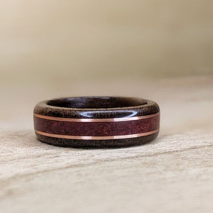 Custom Powder and Double Wire Wood Rings