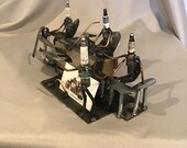 Lawyer sculpture with notary seal and a court reporter George and witness