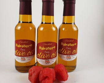 Habanero Peppers Smoked and Infused Oil Fiery Spice Hot Jamaican Guyana Trinidad Chile Spicy