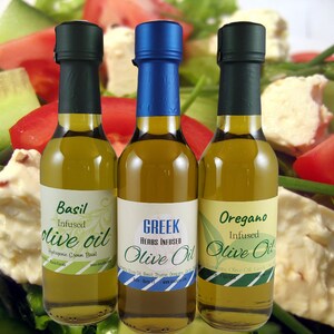 GREAT GIFT Athena's Basket combo Greek Mediterranean flavored olive oil infused olive oils Greek herbs great dipping oil image 3