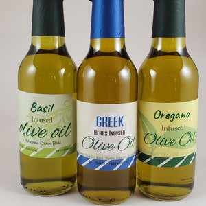 GREAT GIFT Athena's Basket combo Greek Mediterranean flavored olive oil infused olive oils Greek herbs great dipping oil image 2