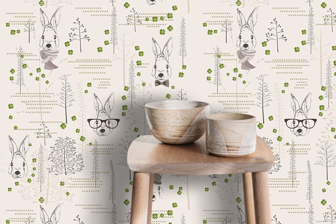 Animal Wallpaper Peel and Stick Wallpaper Self Adhesive | Etsy