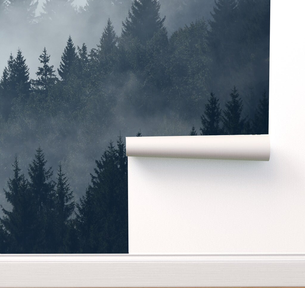 Mountain Wallpaper Peel and Stick Wallpaper Self Adhesive | Etsy