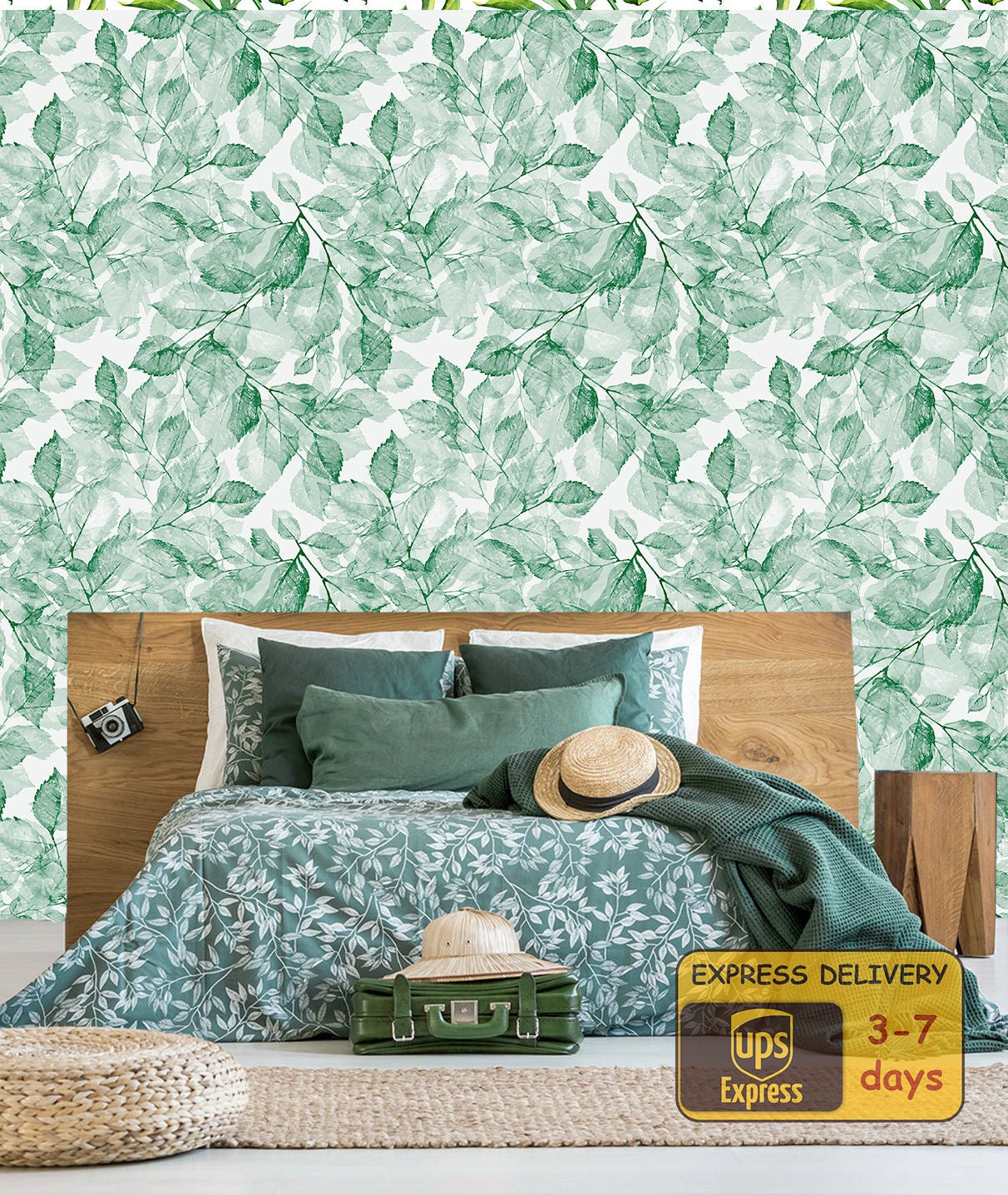 Tropical Wallpaper Peel and Stick Wallpaper Self Adhesive | Etsy