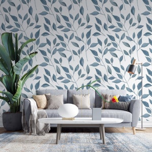 Tropische Tapete Peel and Stick Wallpaper selbstklebende Tapete abnehmbare Tapete Muster Blätter Wandbild Blatt Wand