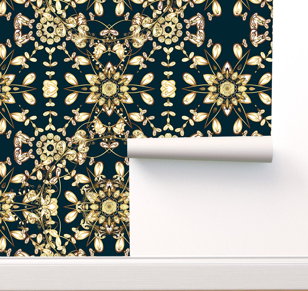 Geometric Wallpaper Peel and Stick Wallpaper Self Adhesive Etsy